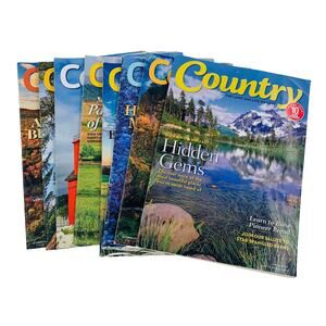 Country Magazine Lot Of 8 2014 2017 2018 Issues Farm Nature Iowa Holiday Summer